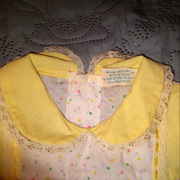 Vintage 1980s Catton Candy baby dress 0to6 month - Picture 9 of 9
